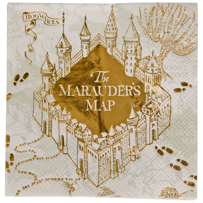 Harry Potter 827176 10 in. Mischief Managed Napkins - 40 Count