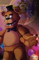 Five Nights At Freddy's - Pizzeria Art Wall Poster - Kryptonite Character Store