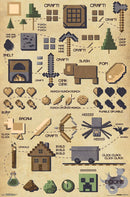 Minecraft - Pictographic Wall Poster - Kryptonite Character Store