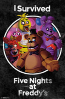 Five Nights at Freddy's - Survived Wall Poster - Kryptonite Character Store
