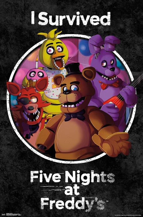 Five Nights at Freddy's - Survived Wall Poster - Kryptonite Character Store