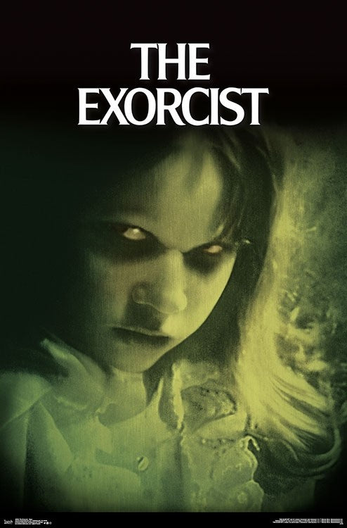 The Exorcist Eyes Wall Poster - Kryptonite Character Store