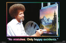 Bob Ross - Accidents Wall Poster - Kryptonite Character Store
