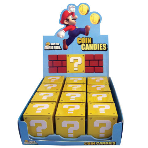Super Mario Bros Question Mark Coin Mint Candies