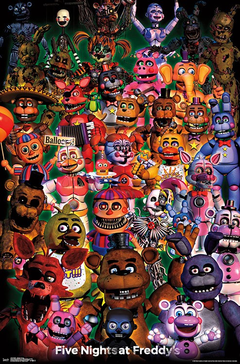 FNAF - Ultimate Group Wall Poster - Kryptonite Character Store