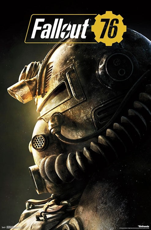 Fallout 76 - Helmet Wall Poster - Kryptonite Character Store