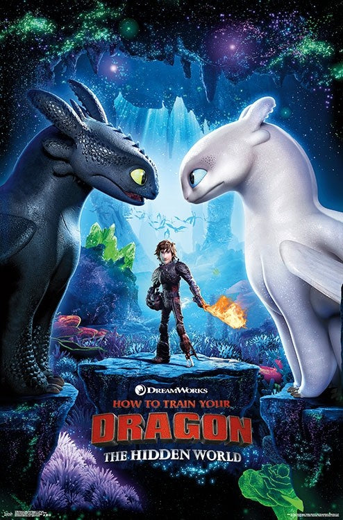 How to Train Your Dragon 3 - Key Art Wall Poster - Kryptonite Character Store
