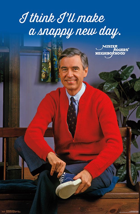 Mister Rogers - New Day Wall Poster - Kryptonite Character Store