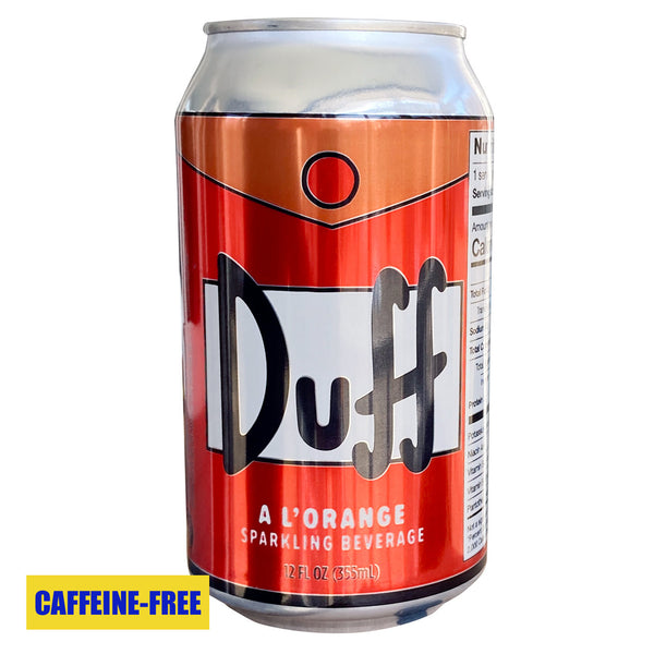 Los Simpson - Bebida de naranja carbonatada Duff A L'Orange