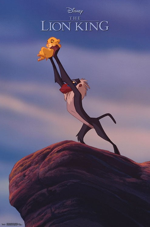 The Lion King 1994 - Pride Rock Wall Poster - Kryptonite Character Store