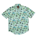 Jurassic Park - "Park Map" Kunuflex Short Sleeve Shirt