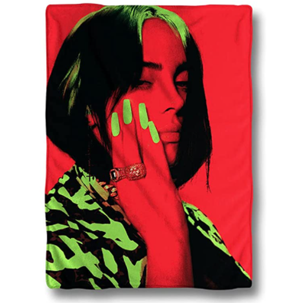 Billie Ellish Throw Blanket