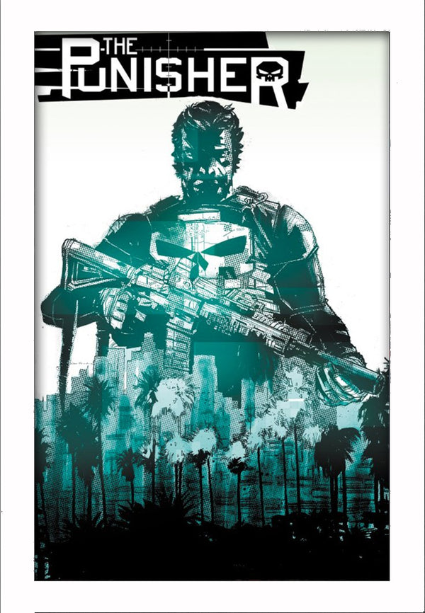 Marvel Comics: The Punisher - Vigilante Black Framed Print Overall Wall Art