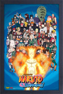 Naruto: Shippuden - Group of Character 11" x 17" Framed Print