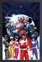 Power Rangers - Space Wall Framed