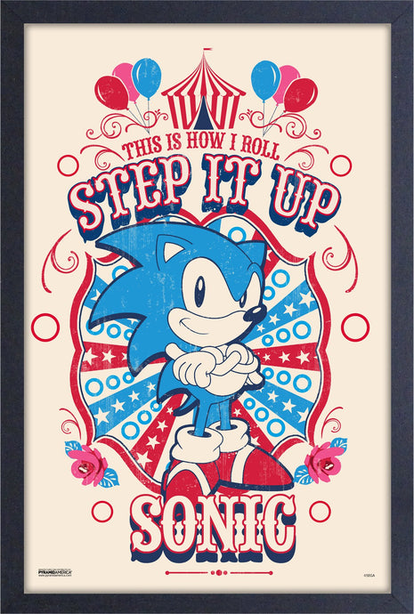 Pyramid America Sonic - Circus Wall Framed