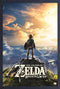 The Legend of Zelda: Botw - Hyrule Landscape Wall Framed