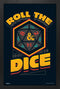 Dungeons & Dragons - Roll the Dice Wall Framed
