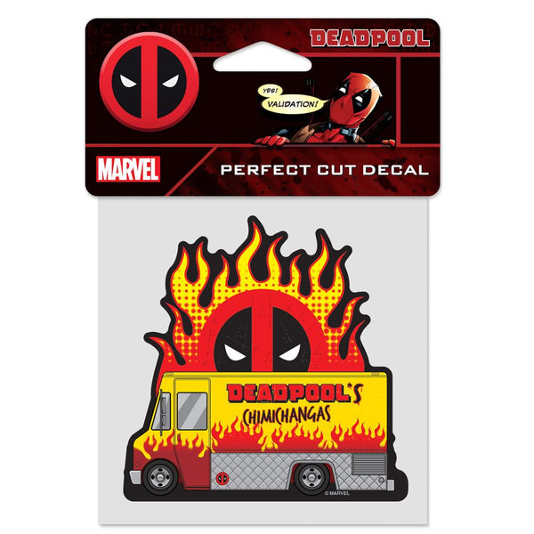 Marvel Comics 2021 - Deadpool Perfect Cut Color 4" x 4" Decal