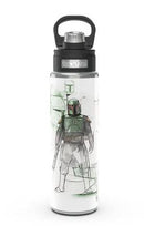 Star Wars: Boba Fett - Schematic Stainless Steel Metal Tumbler