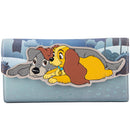 Disney: Lady and the Tramp - Heart Paw Prints Flap Wallet