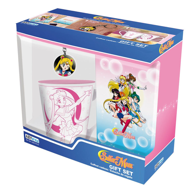 Load image into Gallery viewer, Sailor Moon: Princesses Gift Set - Mug, Notebook and Keychain
