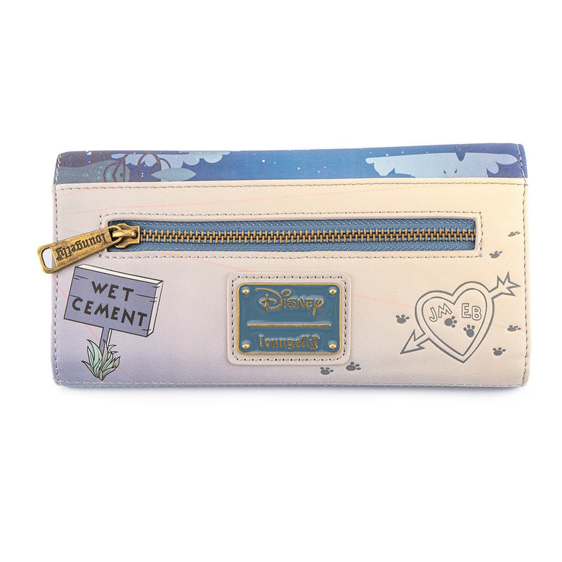 Disney: Lady and the Tramp - Heart Paw Prints Flap Wallet
