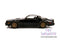Hollywood Rides - Smokey and the Bandit Pontiac Firebird avec réplique de boucle (1977, modèle de voiture moulé sous pression à l'échelle 1/24, noir)