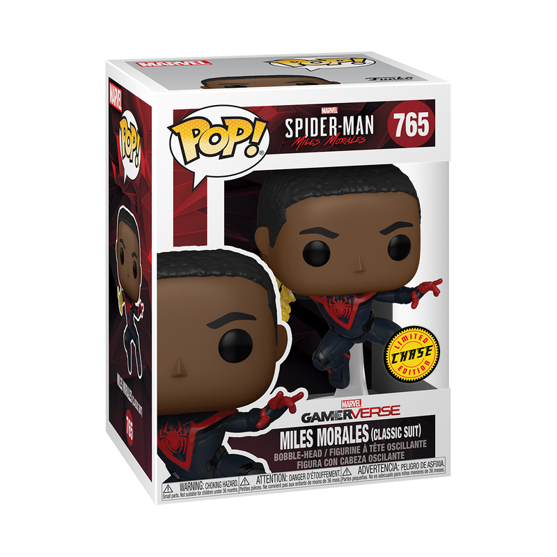 Cargue la imagen en el visor de la galería, ¡Funko POP! Juegos: Miles Morales - Miles Morales (traje clásico) (con Chase)
