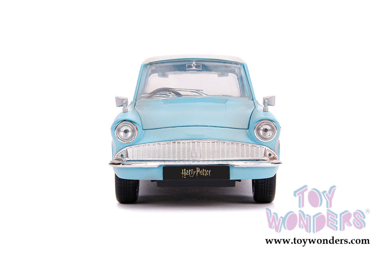 Load image into Gallery viewer, Toy Wonders Hollywood Rides - Ford Anglia with Harry Potter Figure
