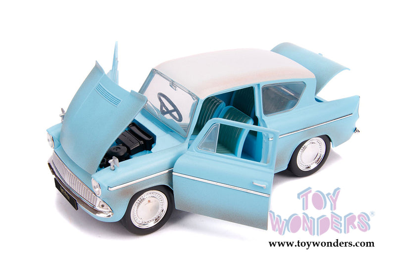 Load image into Gallery viewer, Toy Wonders Hollywood Rides - Ford Anglia with Harry Potter Figure
