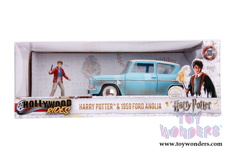 Hollywood Rides - Ford Anglia avec figurine Harry Potter