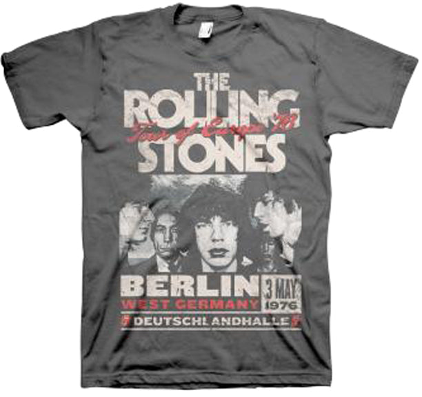Rolling Stones - The Europe 76 Men's T-Shirt