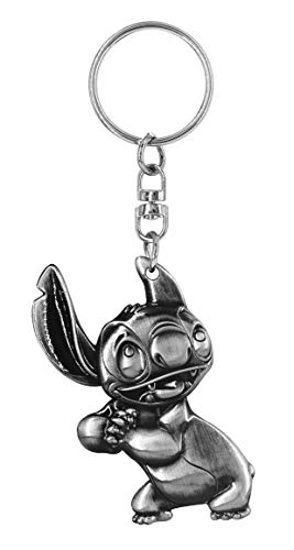 Disney Stitch Pewter Key Ring - Kryptonite Character Store