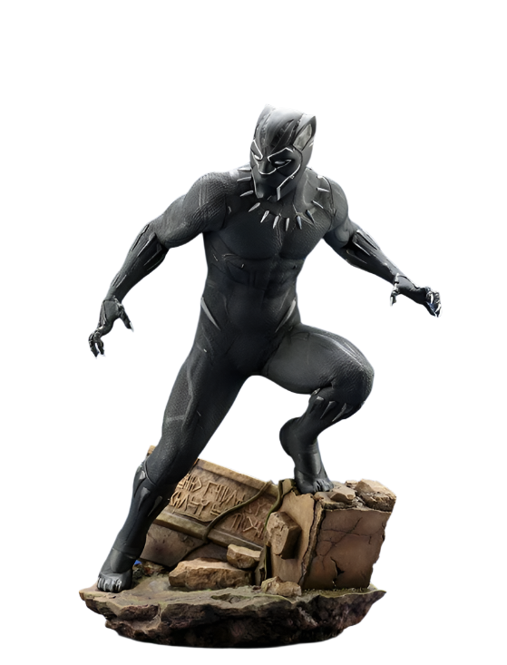 Chargez l&#39;image dans la visionneuse de la galerie, Marvel Comics : Film Black Panther - Statue Panthère Noire ARTFX+
