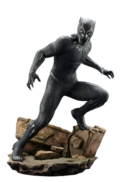 Chargez l&#39;image dans la visionneuse de la galerie, Marvel Comics : Film Black Panther - Statue Panthère Noire ARTFX+
