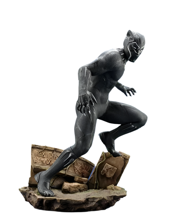 Chargez l&#39;image dans la visionneuse de la galerie, Marvel Comics : Film Black Panther - Statue Panthère Noire ARTFX+
