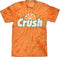 Crush - Orange Crush Tie Dye Mens Lightweight T-Shirt