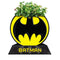 DC Comics : Batman – Pot à fleurs en céramique avec logo de chauve-souris circulaire 
