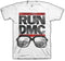 Run DMC - Glasses Logo White Men's T-Shirt