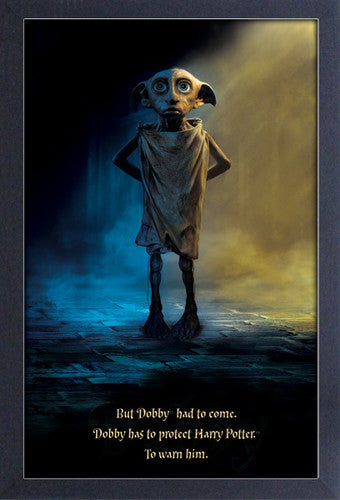 Harry Potter - Dobby Protect Impression encadrée en gelcoat 11" x 17"