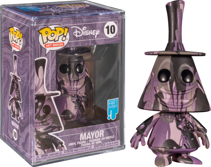 Chargez l&#39;image dans la visionneuse de la galerie, Funko POP! Série artistique : Disney – L&#39;Étrange Noël de Monsieur Jack – Maire (avec étui)
