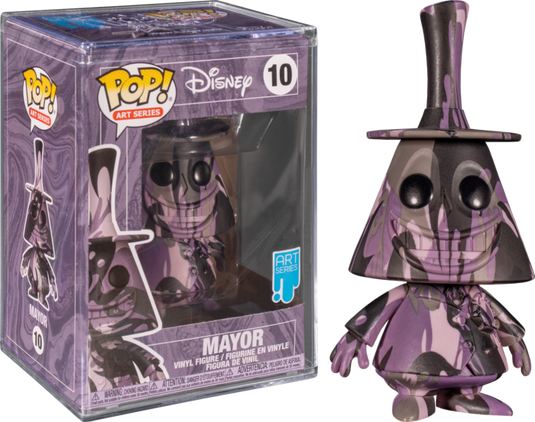 Funko POP! Série artistique : Disney – L'Étrange Noël de Monsieur Jack – Maire (avec étui)