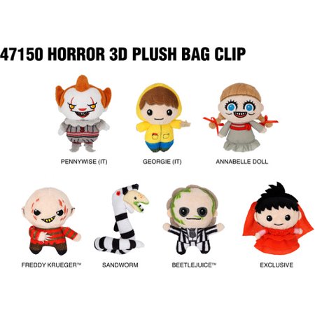 Load image into Gallery viewer, Monogram Warner Bross Horror Plush Bag Clip in Blind Bag Series 5
