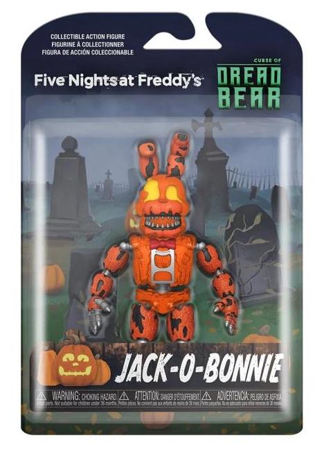 Cinco noches en Freddy's: Dreadbear - Figura de acción de Jack-o-Bonnie