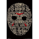 Friday 13th - Text Mask Poster Poster - Kryptonite Character Store