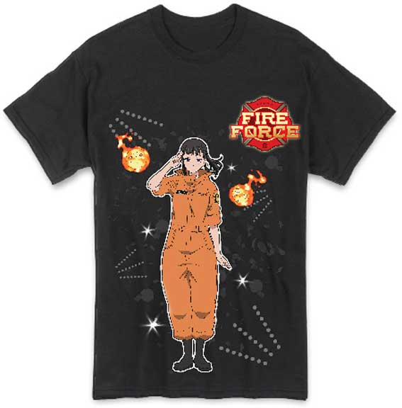 Fire Force - Camiseta para hombre Maki Oze