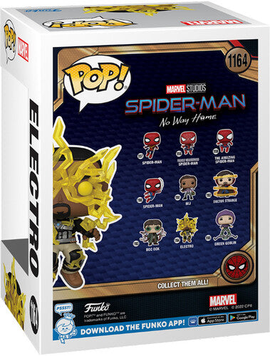 ¡Funko Pop! Marvel: Spider-Man: No Way Home - Figura de vinilo Electro Finale