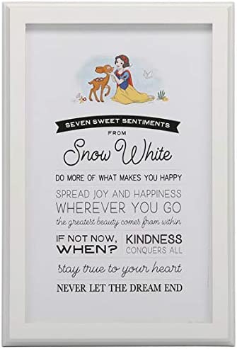 Snow White - Lessons Framed Wood Wall Decor