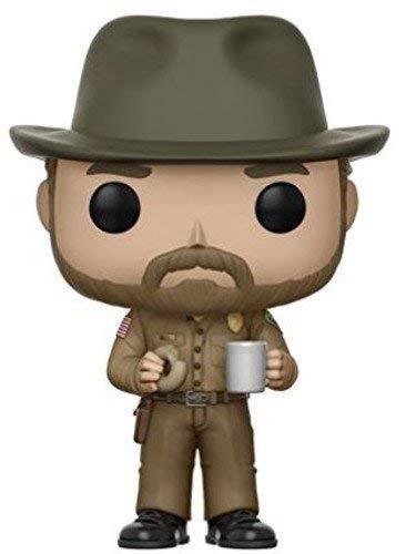 Funko POP! TV: Stranger Things - Hopper with Donut (Styles May Vary)
